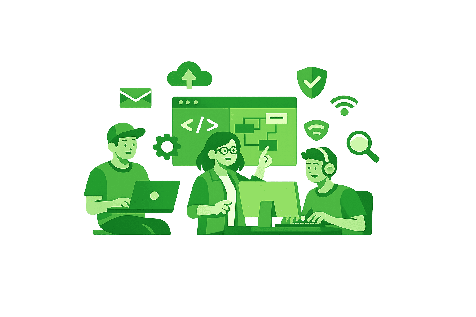 Sprout Software Solutions team at work